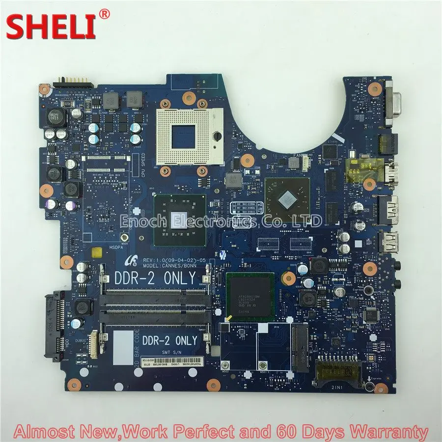 

SHELI BA92-05739A BA92-05739B BA41-01060A BA41-01061A Laptop Motherboard For Samsung R522 NP-R522 Series System Board Main Board