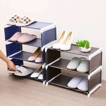 

Modern Non-woven Fabric Storage Shoe Rack removable door shoe cabinet shelf Organizer Stand Holder Keep Room tidy Saving Space