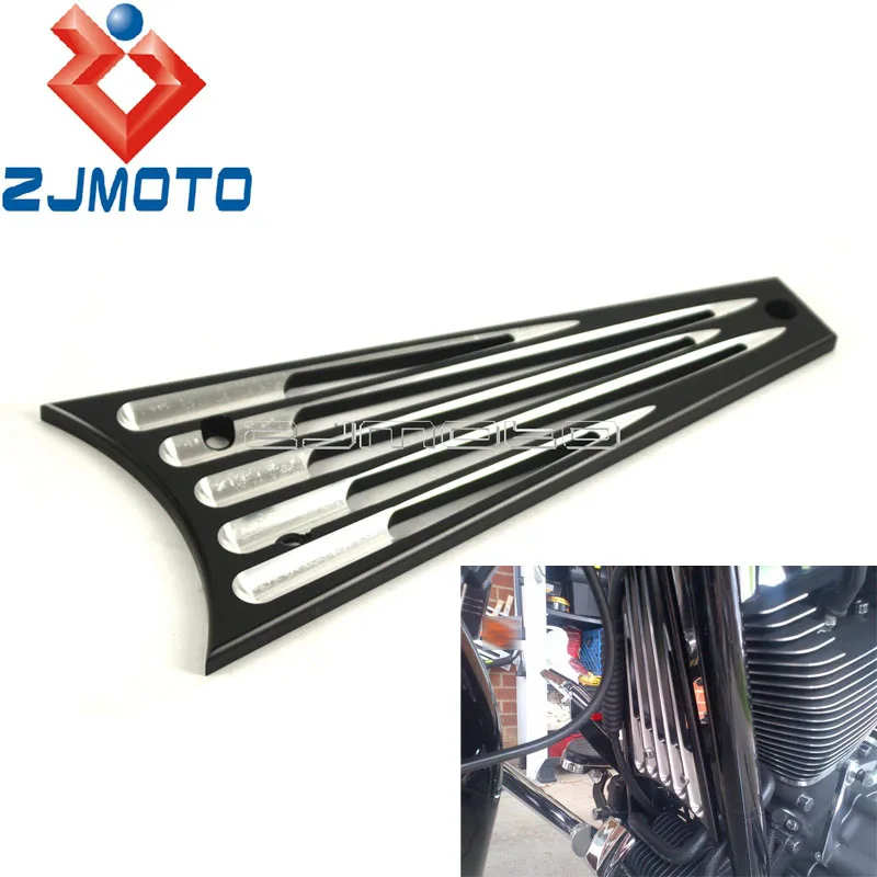 

Motorcycle Hollow Cut Frame Grill For Harley Electra Glide Road King Road Glide Street Glide FLHT FLHR FLTR FLHX 2009-2013