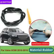 Автомобиль-Стайлинг для Volvo XC90 2010- Резина Анти-Шум Звукоизолированные пыле приборной панели автомобиля Лобовое стекло щеточное аксессуары