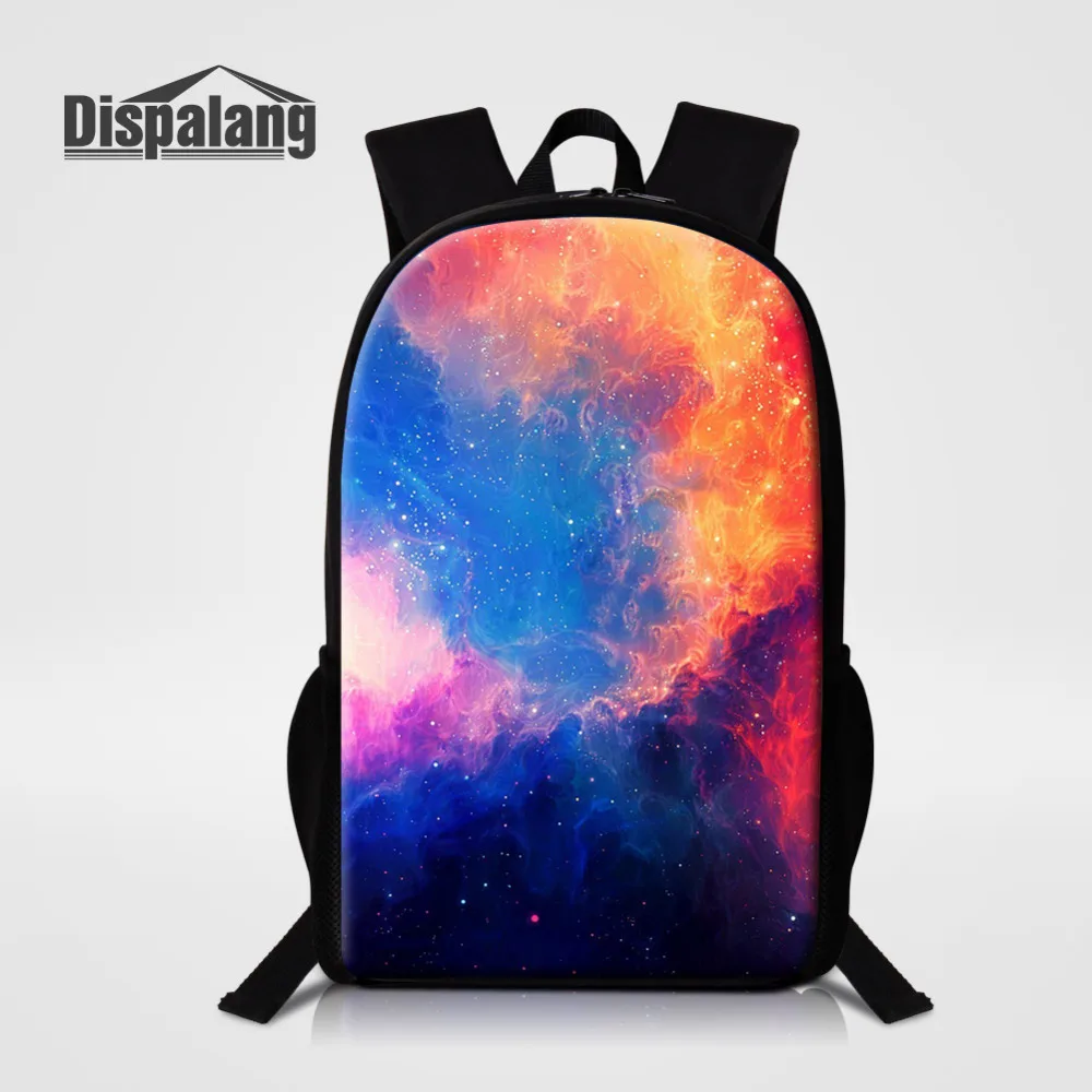 

Рюкзак Dispalang для мужчин и женщин, большой школьный ранец с принтом галактики и космоса, дорожная сумка на плечо для подростков и девочек