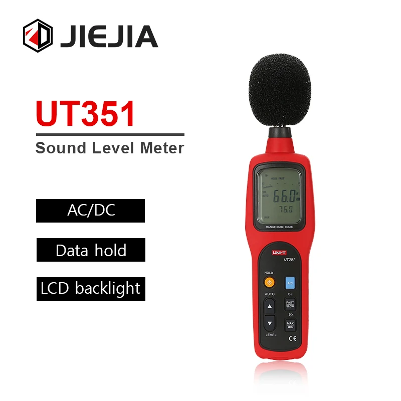 

UT351 Sound Level Meterdecibel meter recorder noise sound device digital diagnostic instrument microphone