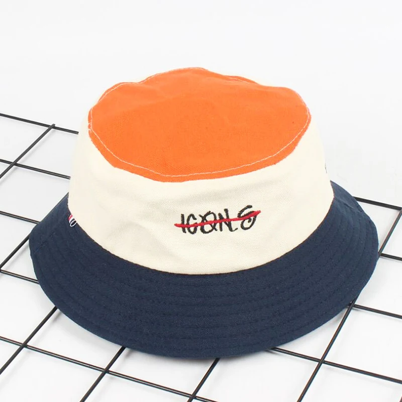 

Summer New Style Embroidery Letter Sun Hat Casual Couple Bucket Cap Fisherman Hat Creative Wild Sun Hat