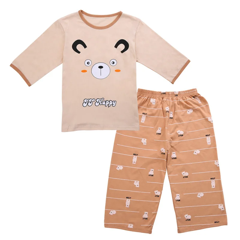 baby nightgowns	 Teens Sleepwear Clothes Kids Clothing Set Boys Pajamas Sets Cartoon Homewear Cotton Pajamas Big Boy Girl Pyjamas Kids Clothes pajama sets button up	