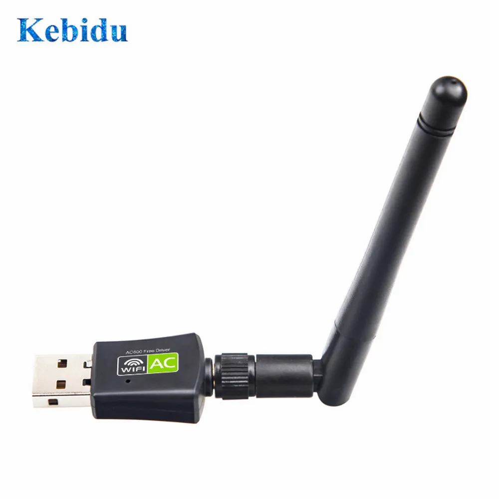 KEBIDU Двухдиапазонная сетевая карта 600 Мбит/с USB 2 0 беспроводная WiFi Антенна Dongle