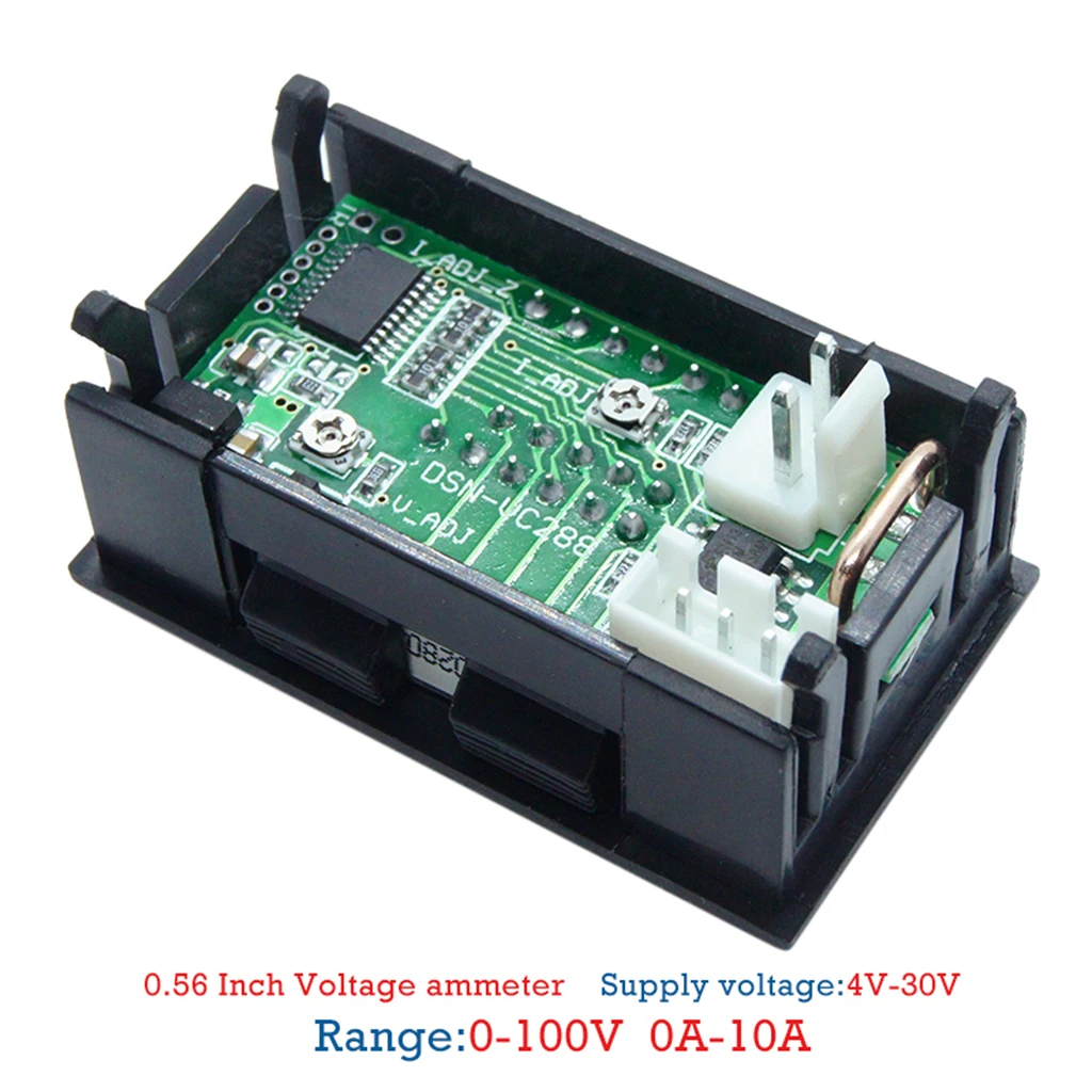 Высокое качество DC 0-100V 10A двойной светодиодный цифровой вольтметр Амперметр Напряжение AMP мощность автомобильный монитор