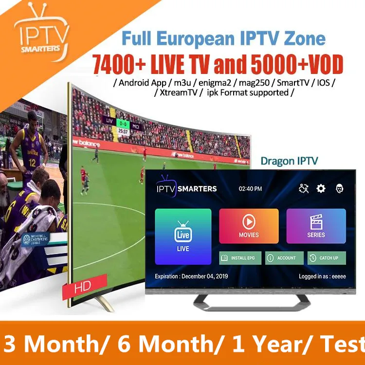 

IPTV Server Europe IPTV France UK Germany Spain Italy IPTV Channels for M3U Smart TV Android Enigma2 MAG Live + VOD Channels