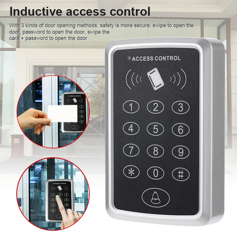 

Home Security Single RFID Card Entry Door Lock Access Control System LCC77