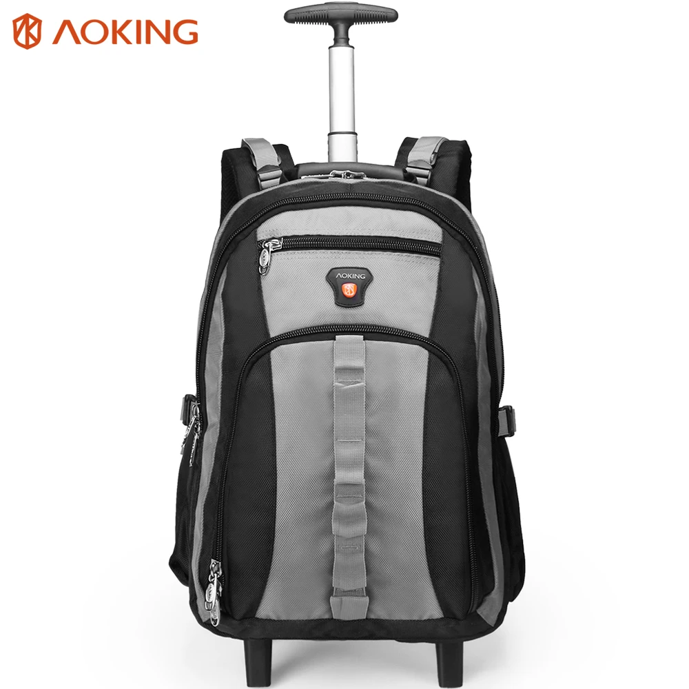 Aoking mochila de viaje con ruedas para hombre, bolso con ruedas de gran  capacidad, resistente al agua| | - AliExpress