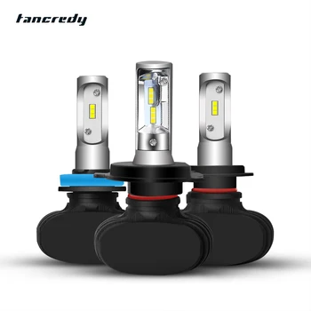 

2Pcs Tancredy Car LED Fog Lights H4 H7 H11 LED Headlight 25W 4000LM 6500K CSP Chips Auto Head Light Fog Lamp Car Led Light Bulbs