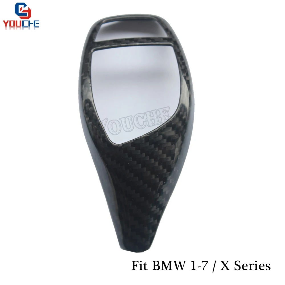 

Carbon Fiber Gear Shift Knob Cover Sticker for BMW 1 - 3 Series F30 F10 F20 F22 F23 E90 F32 F36 F06 F12 F13 X1 X3 X4 X5 X6