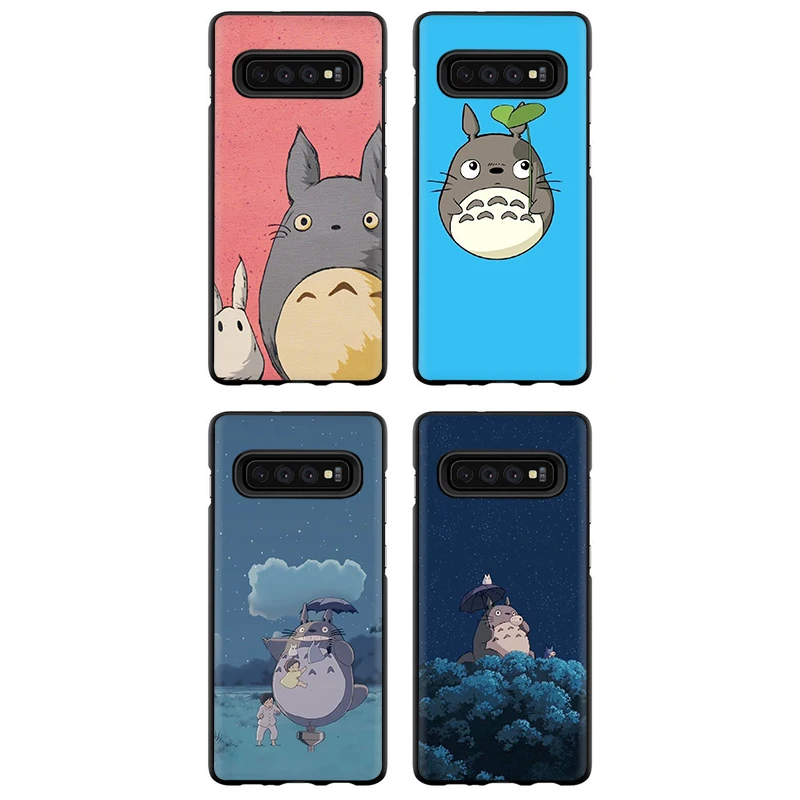 Мягкий чехол для телефона Studio Ghibli Ghiblies totoro Samsung Galaxy M10 20 30 S6 7 Edge S8 9 10 Plus S10E Note 8