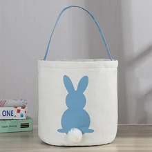 Милый зайчик корзина День рождения украшения пасхальных сумки-зайчики яйца подарочная корзина вечерние кролик сумки для детей