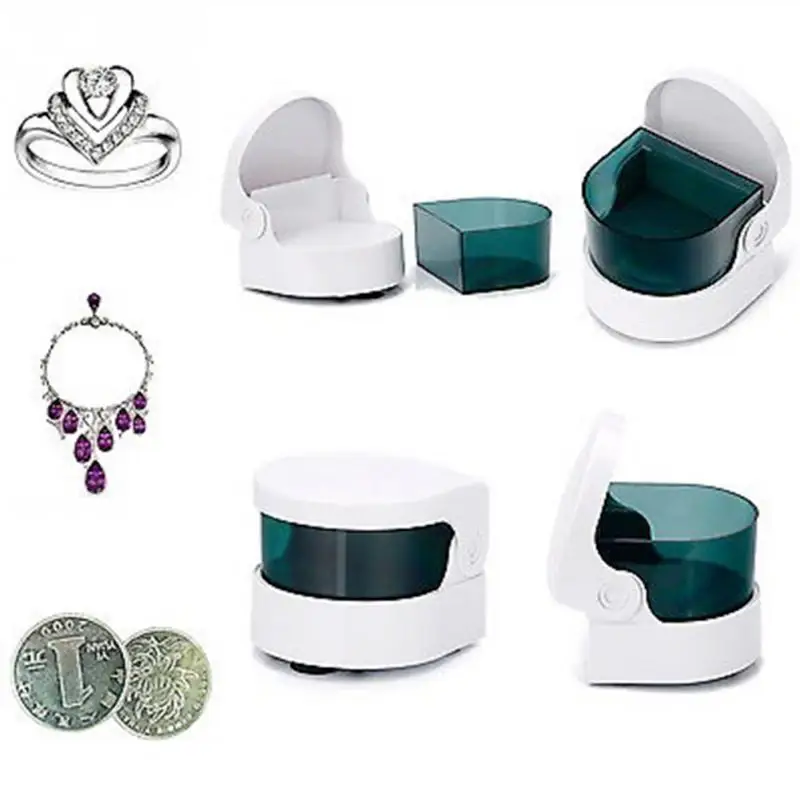 

New Smart Mini Cordless Ultra Sonic Cleaner Bath For Cleaning Coins Jewelry Dentures Intelligent Control Cleaner