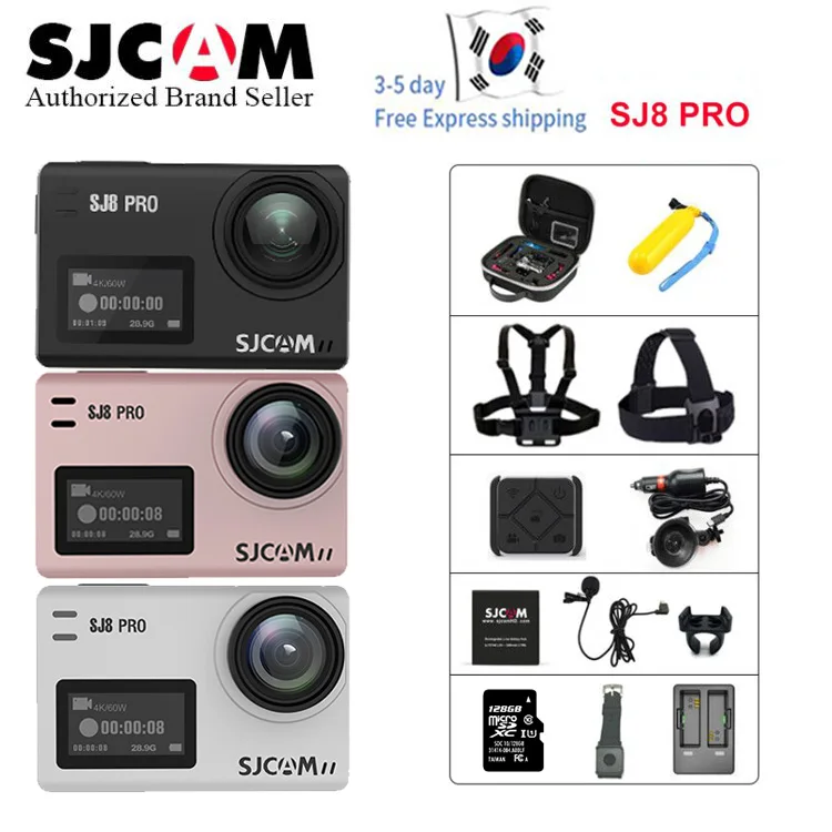 

Full Package SJCAM SJ8 Pro SJ8 Plus SJ8 Air 4K WiFi Remote Helmet Action Camera 1296P 4K 30fps/60fps Extreme Sports DV Camera