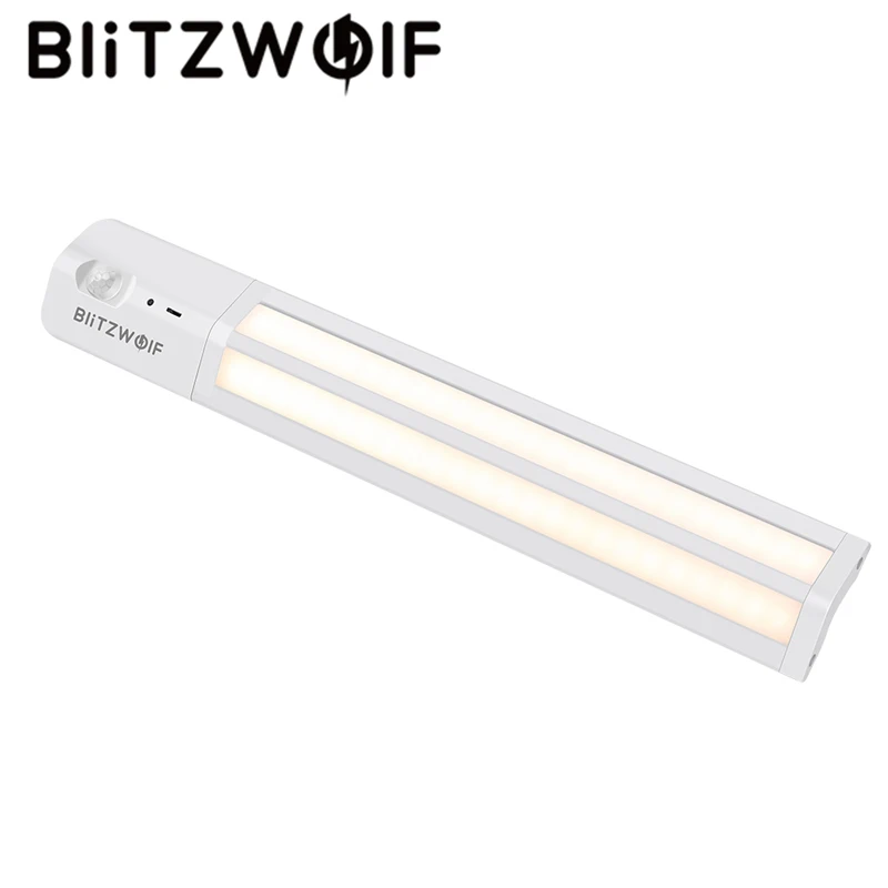 

BlitzWolf Intelligent Smart LED lighting Motion Sensor LED Cabinet Light Removable Lithium Battery 3000K Color Temperature