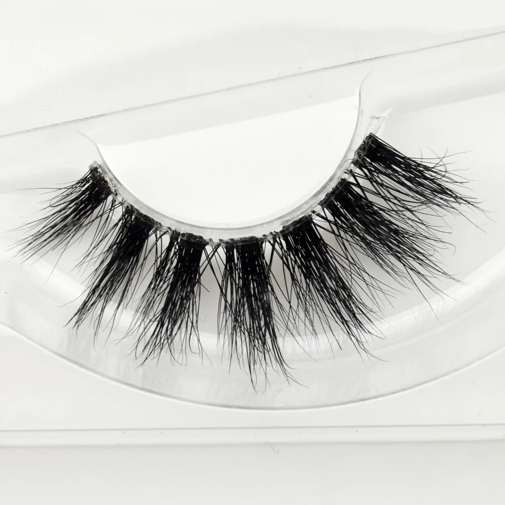 

Visofree Mink Lashes 3D Mink Eyelashes Invisible Band Natural Black Mink False Eyelash Full Strip cilios posticos Reusable F41