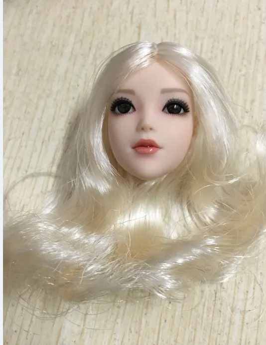 

Estartek 1/6 TYM White Skin Sweet Girl Head Sculpt for 12inch Phicen Jiaoudoll Action Figure DIY