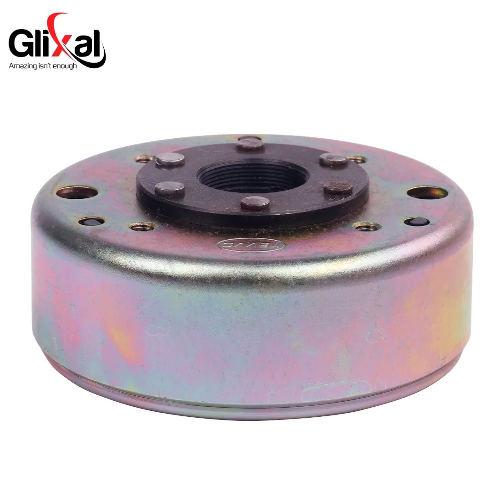 Маховой ротор Glixal GY6 125cc 150cc для 6 катушечного статора 152QMI 157QMJ скутера мопеда