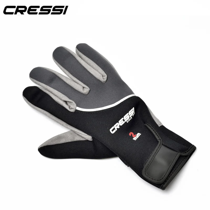 Cressi тропические 2 мм неопреновые перчатки для дайвинга дайвинг подводное плавание пять пальцев перчатки мужчины и женщины для взрослых