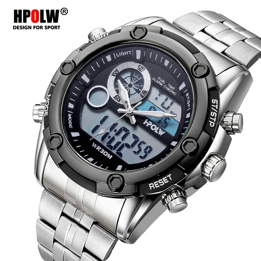 Мужские брендовые роскошные Цифровые часы Relogio Masculino, новые спортивные часы для мужчин, мужские часы, светодиодный цифровой кварцевые наручные часы