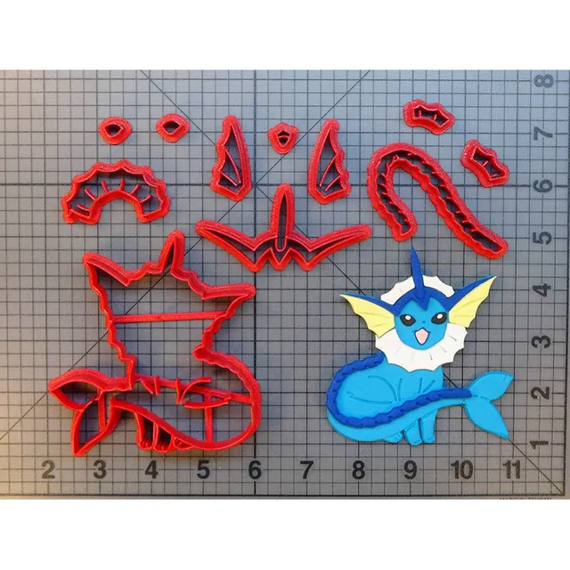 pokemon vaporeon cookie cutter