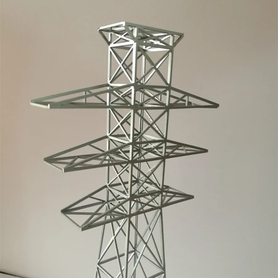 30 см песочница Модель Материал сцена высокого напряжения Электрическая башня трансмиссии модель готовой продукции