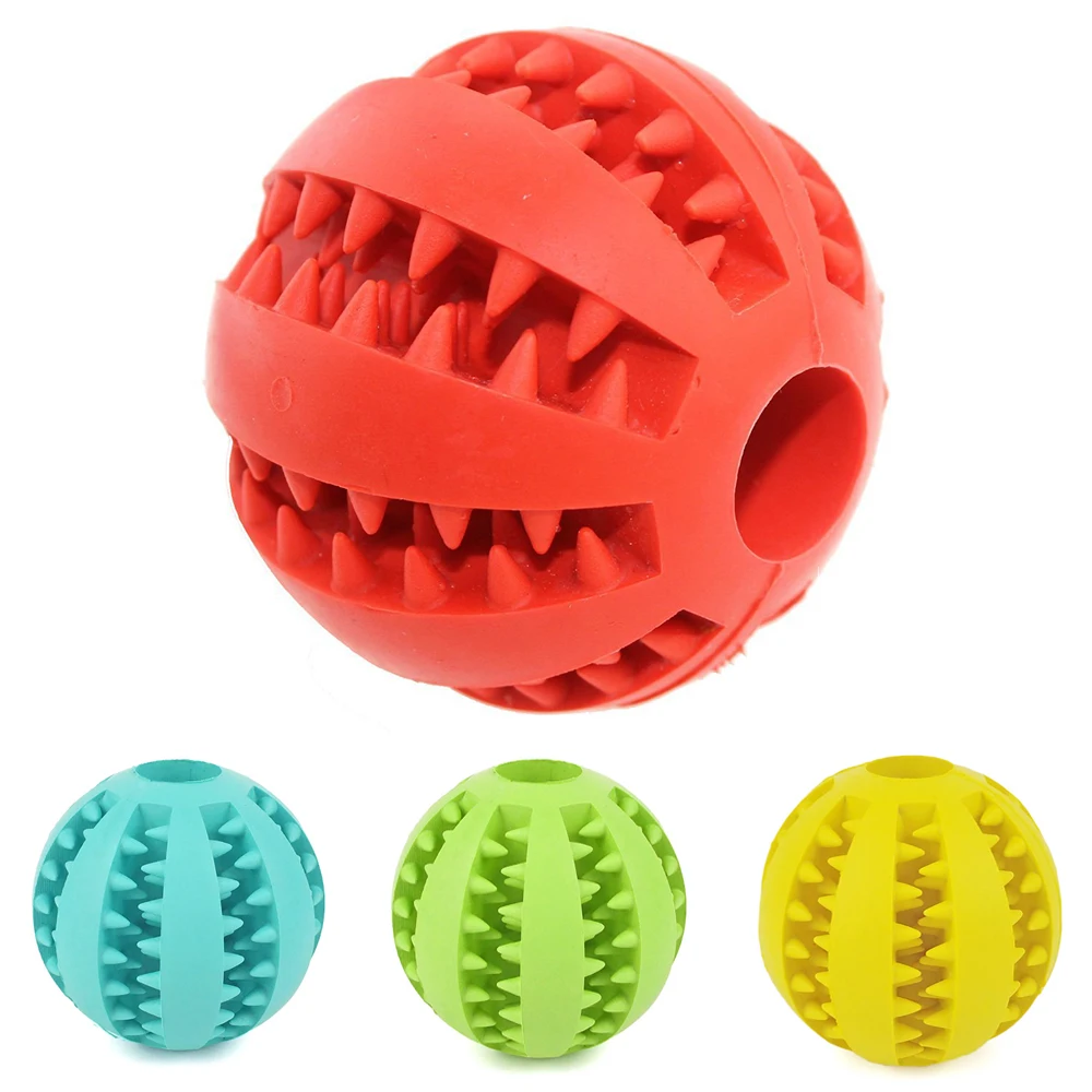 

5/7 cm Dog Toy Interactive Rubber Balls Pet Dog Cat Puppy Elasticity Teeth Ball Dog Chew Toys Tooth Cleaning Balls Toys For Dogs