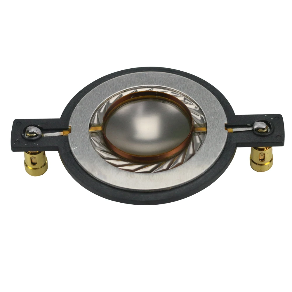Ghxamp 34,4 мм высокочастотная диафрагма Voice Coil Титан плоскую Алюминиевый Водитель 34,5 основные компоненты с колонкой 90 мм 1 пара
