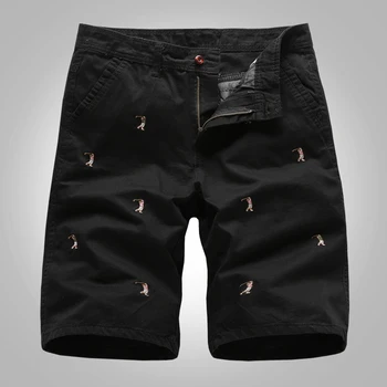 

New Men Summer Casual Loose Beach Shorts Overall Military Combat Baggy Cargo Shorts Cotton Tactical Shorts Plus size 2019