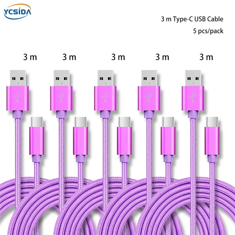 5pcs 3m type c Purple