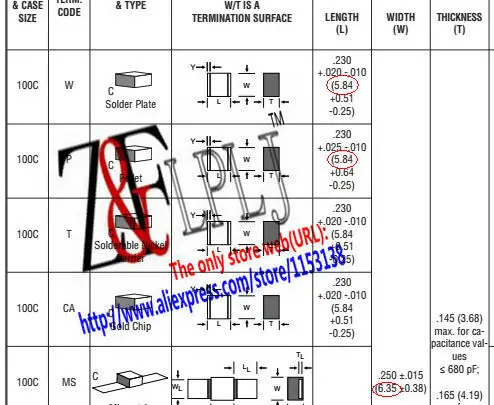 Multilayer Ceramic High-Q Capacitors 100C 12pF 2500V /100C 27pF 2500V /100C 39pF Mixed:a TA D (Not new) 1PCS/LOT