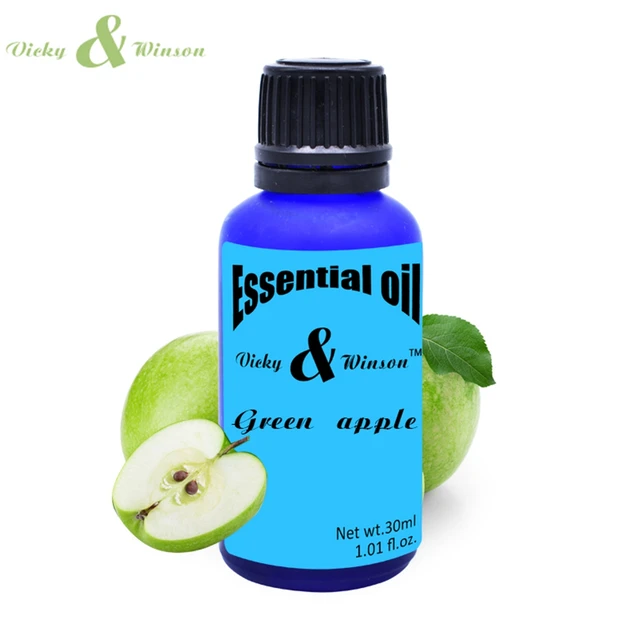 Vicky&winson Green Apple Aromatherapy Essential Oils 30ml 100% Pure Plant  Essential Oil Apple Oil Sleep Defecation Deodorization - Essential Oil -  AliExpress