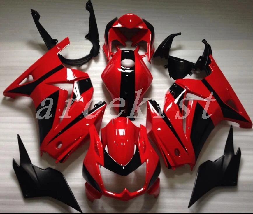 

New ABS Fairing kit for Kawasaki ninja 250r zx250r 2008-2014 EX250 08 09 10 11 12 13 14 fairings nice red black +Tank cover