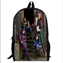 13 дюймов PR-K путешествия повседневный рюкзак для мальчиков и девочек дети мультфильм женщин Тал Карлоса Evie Jay аниме школьные сумки на заказ