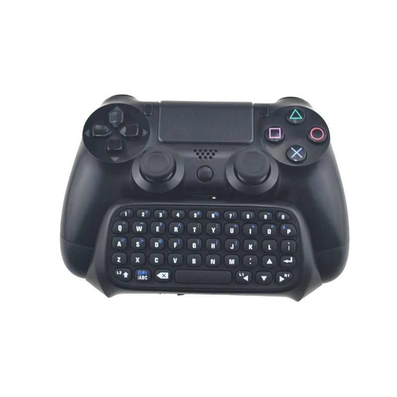  For Sony Playstation 4 Mutilfunction 2 in 1 Bluetooth Mini Wireless Chatpad Message Keyboard Game C