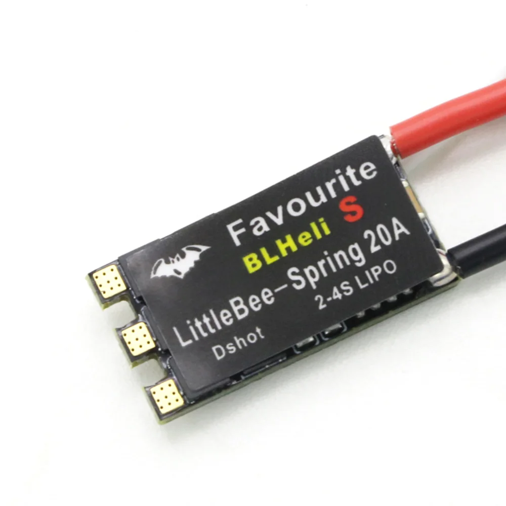 4/8 шт. любимый FVT LittleBee 20A-S 20A S ESC BLHeli_S программа BLHeli S OPTO 2-4S Поддержка Mulitshot OneShot125 Oneshot42 Полетный контроллер