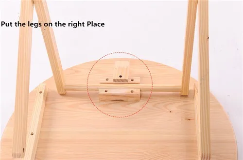 Wooden Folding Side Table Round 80cm 3 Color White/Natural/Coffee Living Room Furniture Wood Foldable Sofa Table Laptop Computer