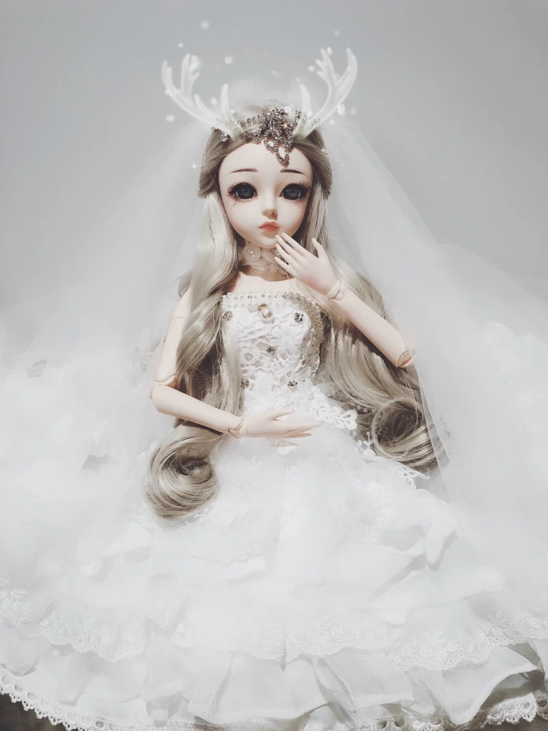 1/3 BJD 60 см куклы, игрушки, высокое качество, китайская Кукла, 18 шарниров, BJD шарнир, кукла, мода для девочек, подарок, игрушки для девочек - Цвет: Золотой