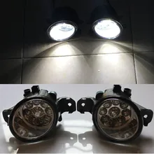 For NISSAN TEANA 2004-2015 Car styling front bumper LED fog Lights high brightness fog lamps 1set