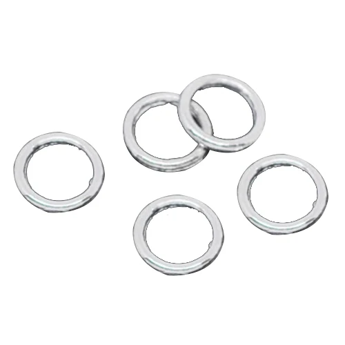 

500 Silver Soldered Closed Jump Rings 6mm