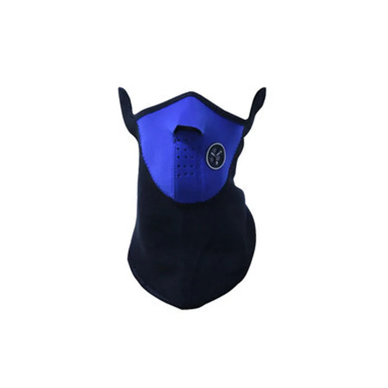 Зимние пыль маска ветрозащитный Шея гвардии теплый лица рот маска для Для мужчин и Для женщин защиты велосипеда/сноуборд 3 цвета велосипедные аксесуары - Цвет: Blue