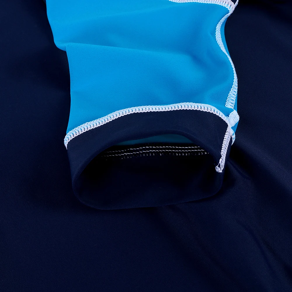 Для девочек Рашгард детская 4-слойная трикотажная ткань для плавания, защита от солнца(UPF50+), ванный комплект для детей для маленьких мальчиков детская пляжная одежда