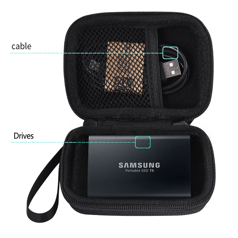 viagem caso para samsung t3 t5 t1