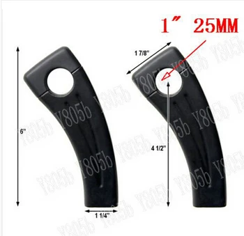 

New 1" 25MM Handlebar 4.5" Risers For Honda Shadow Spirit Sabre Aero ACE Steed VLX 400 600 1100 DLX VTX1300 1800 Magna VF 250