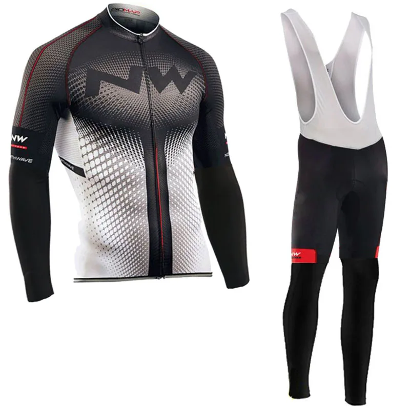 

10 Color Spring /Autumn Long Sleeves Nw Cycling Jerseys Pants Set Ropa Maillot Ciclismo Bicycle Mtb Bike Cycling Clothing Suits