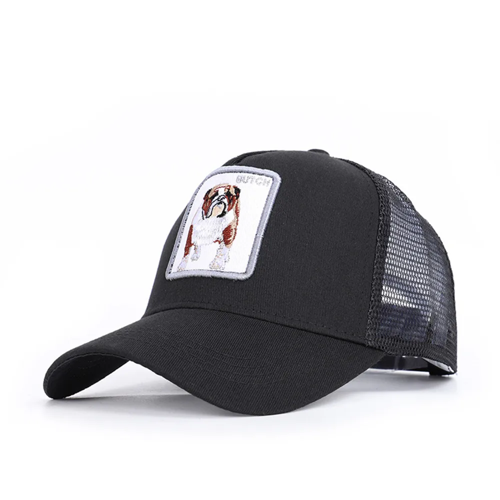 

Fashion Embroidery Baseball Hat Men Women Snapback Hip Hop Caps Summer Breathable Mesh Sun Hat Animals Streetwear Baseball Cap