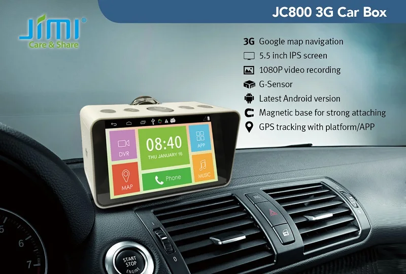KOOLAND JC800 Vehicle GPS Tracker Stand Alone 3G WIFI Android GPS