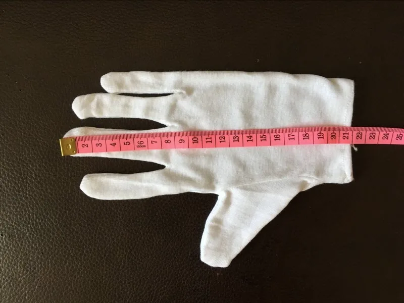 Ювелирные белые защитные перчатки мягкие эластичные перчатки на весь палец тонкие инспекционные хлопчатобумажные рабочие перчатки 12 пар