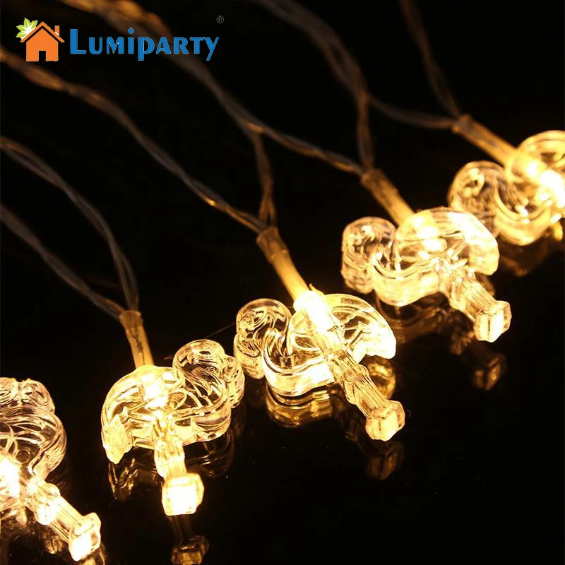 Lumiparty 10-LED Фламинго Фея свет шнура партия патио лампы Рождество Свадебный декор для тропических партии поставки Свадебный декор